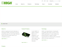Tablet Screenshot of keegh.com